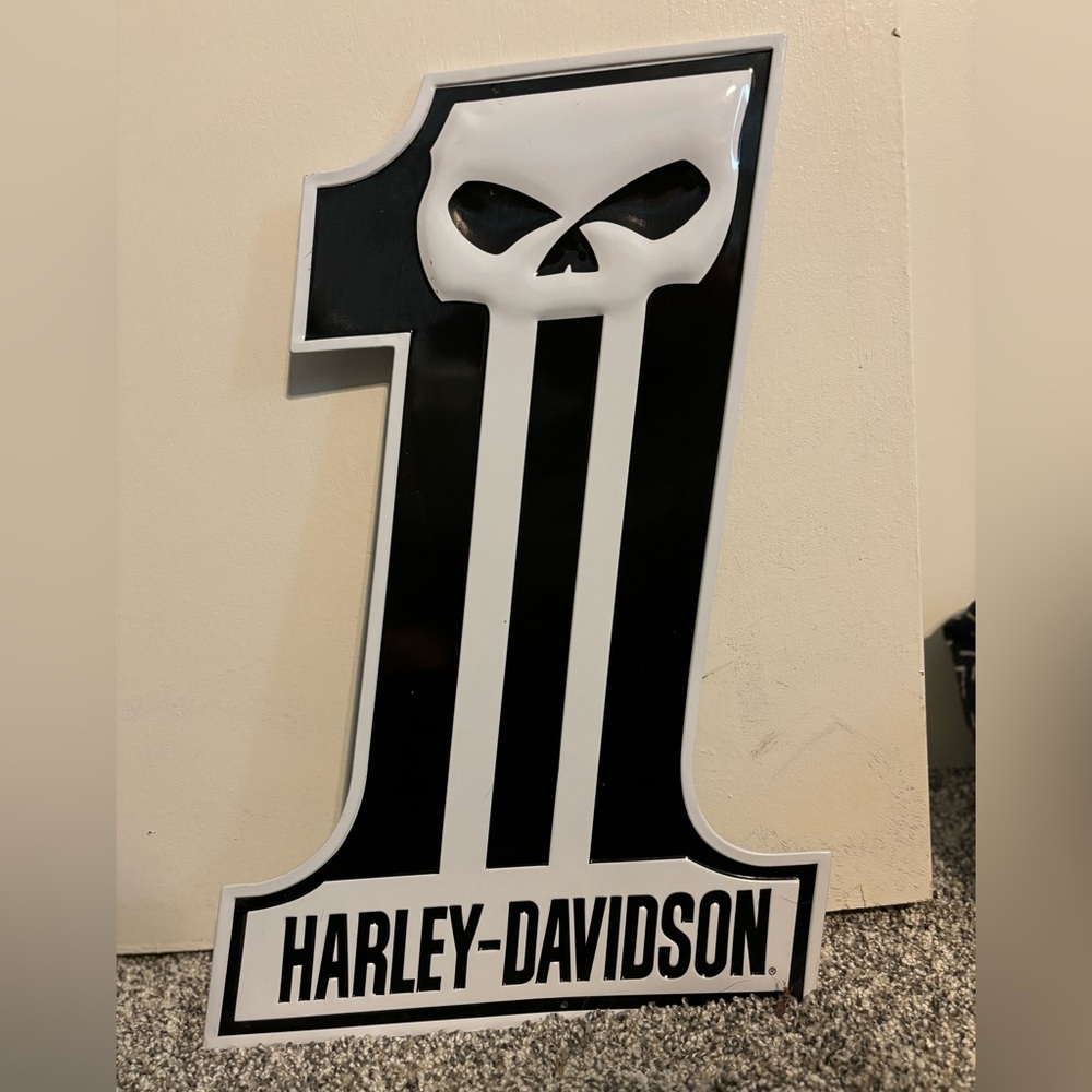Harley Davidson wall plaque